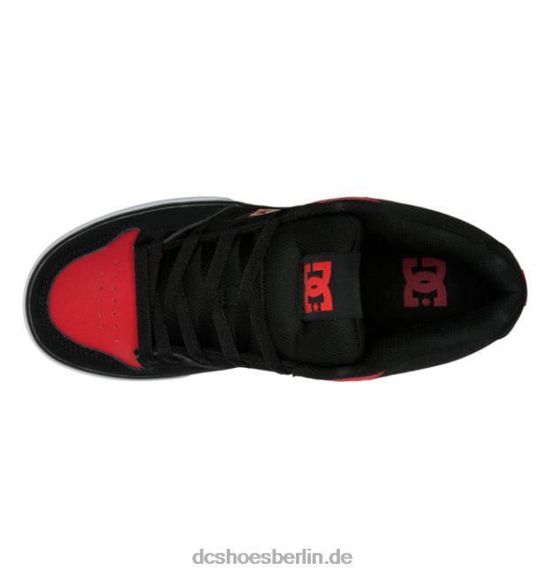 reine mittelhohe HerrenschuheDC Shoes Schwarz Rot 486FT169