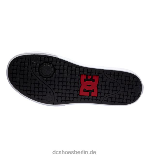 reine mittelhohe HerrenschuheDC Shoes Schwarz Rot 486FT169