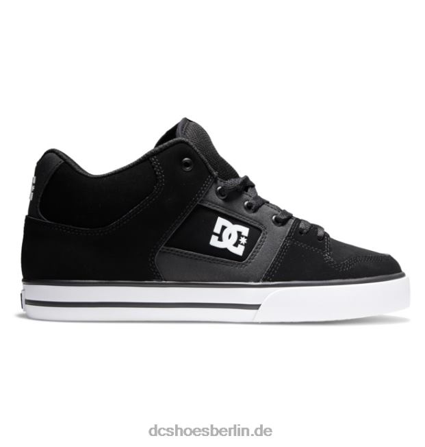 reine mittelhohe HerrenschuheDC Shoes Schwarz-Weiss 486FT145