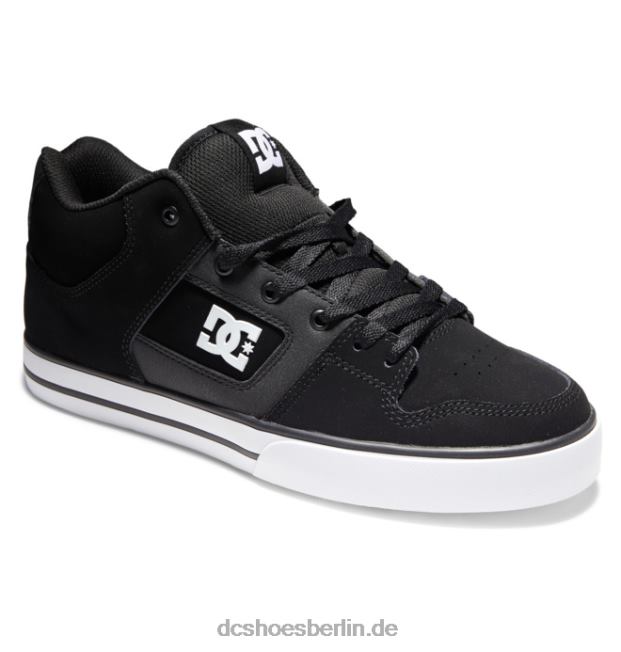 reine mittelhohe HerrenschuheDC Shoes Schwarz-Weiss 486FT145