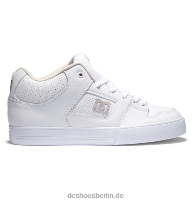 reine mittelhohe HerrenschuheDC Shoes weiß grau 486FT194