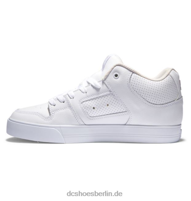 reine mittelhohe HerrenschuheDC Shoes weiß grau 486FT194