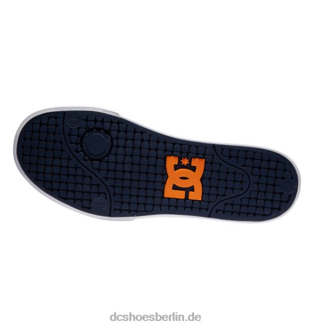 reine mittelhohe HerrenschuheDC Shoes weiß/grau/orange 486FT188