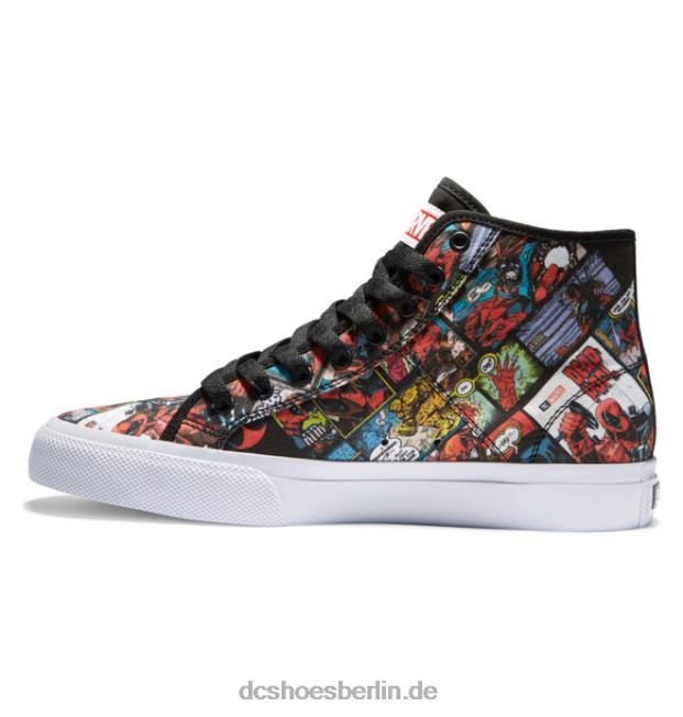marvel deadpool x dc manual hallo high-top schuhe für herrenDC Shoes schwarz multi 486FT214
