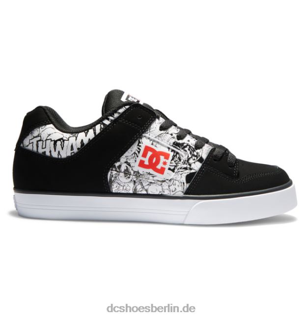 marvel deadpool x dc reine schuhe für herrenDC Shoes schwarz/weiß/rot 486FT260