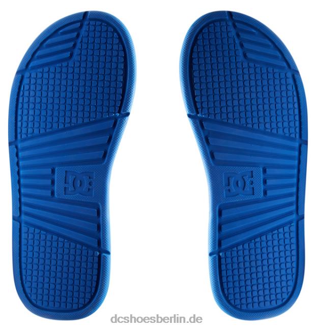 Bolsa-Slides für HerrenDC Shoes Blau Schwarz 486FT363