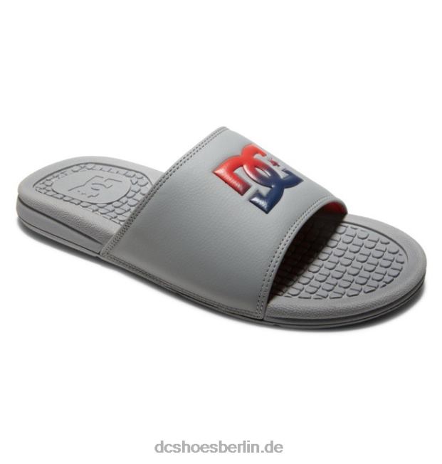 Bolsa-Slides für HerrenDC Shoes grau/rot 486FT331