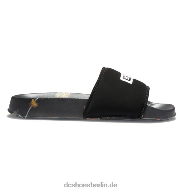 Marvel Deadpool x DC Slides für MännerDC Shoes schwarzer Druck 486FT353