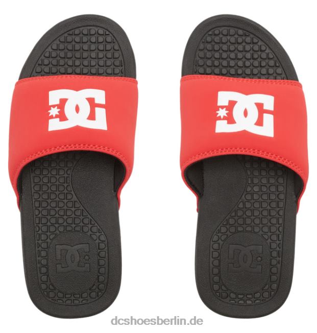 bolsa - Sandalen für MännerDC Shoes Schwarz Rot 486FT317