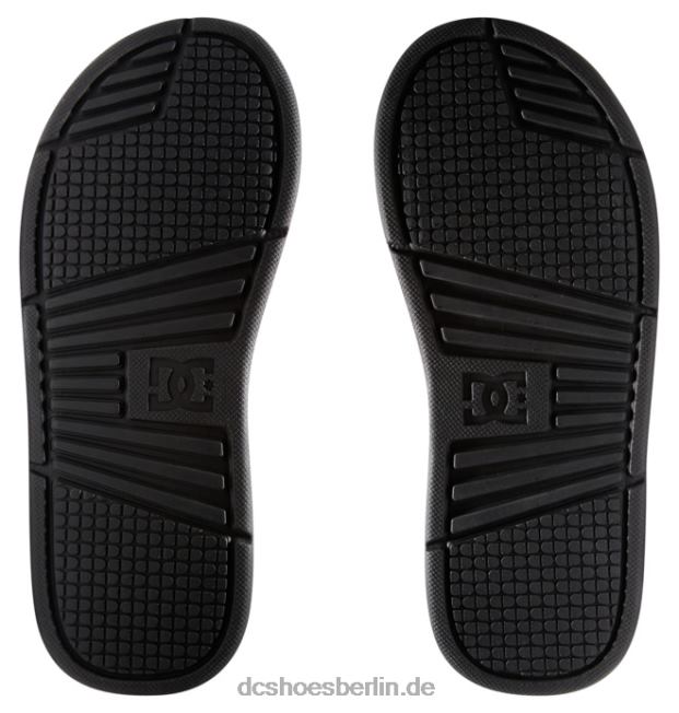 bolsa - Sandalen für MännerDC Shoes Schwarz Rot 486FT317