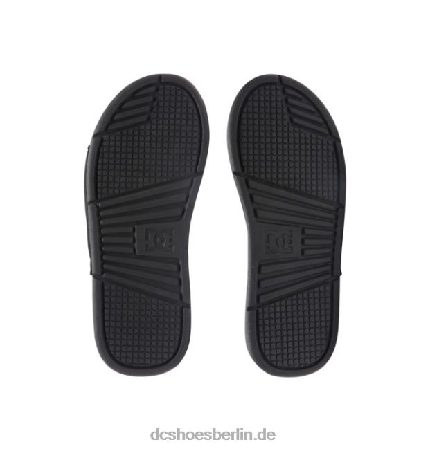 bolsa - Sandalen für MännerDC Shoes Schwarz Rot 486FT52