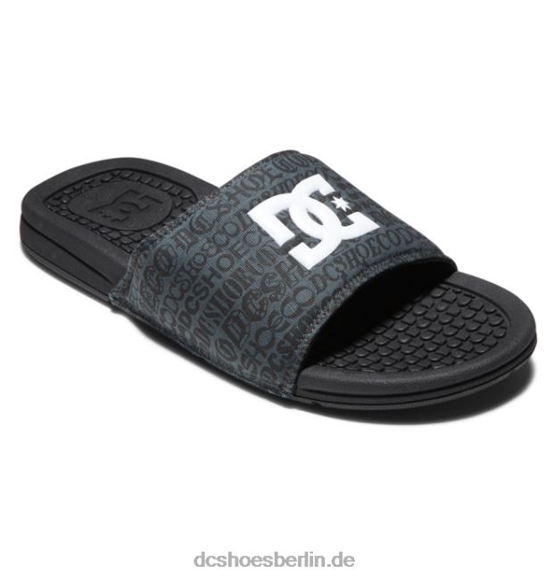 bolsa - Sandalen für MännerDC Shoes Schwarz/Weiß-Druck 486FT338