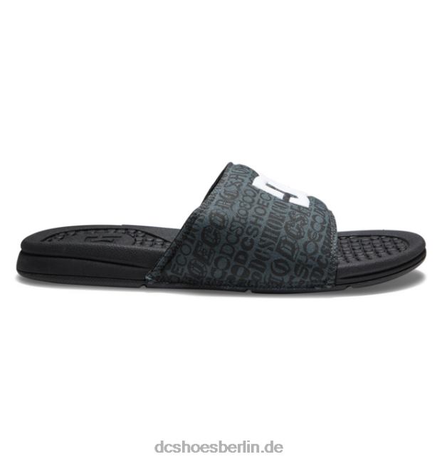 bolsa - Sandalen für MännerDC Shoes Schwarz/Weiß-Druck 486FT338