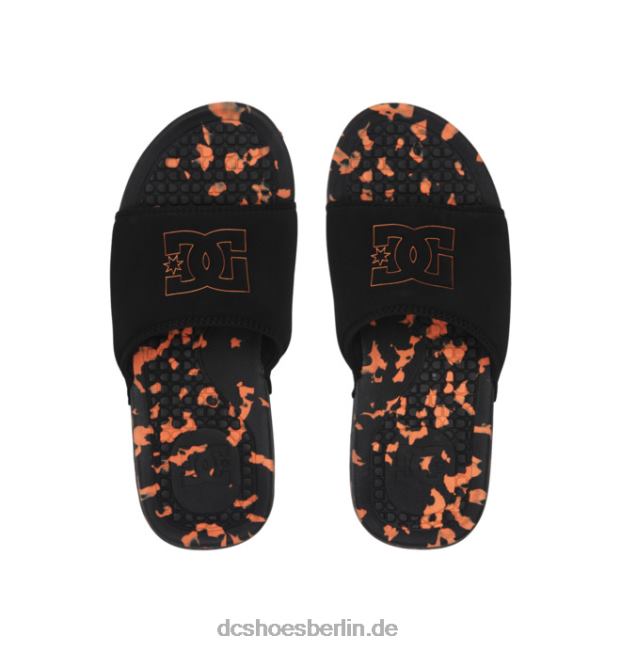 bolsa - Sandalen für MännerDC Shoes schwarz/orange 486FT314