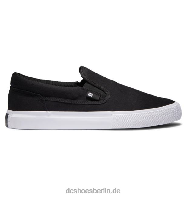 manuelle Slip-on-Schuhe für HerrenDC Shoes Schwarz-Weiss 486FT344