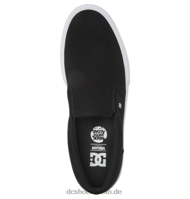 manuelle Slip-on-Schuhe für HerrenDC Shoes Schwarz-Weiss 486FT344