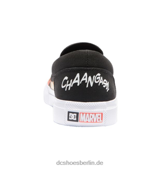 marvel deadpool x dc manuelle slip-on-schuhe für herrenDC Shoes Schwarz/Weiß-Druck 486FT392