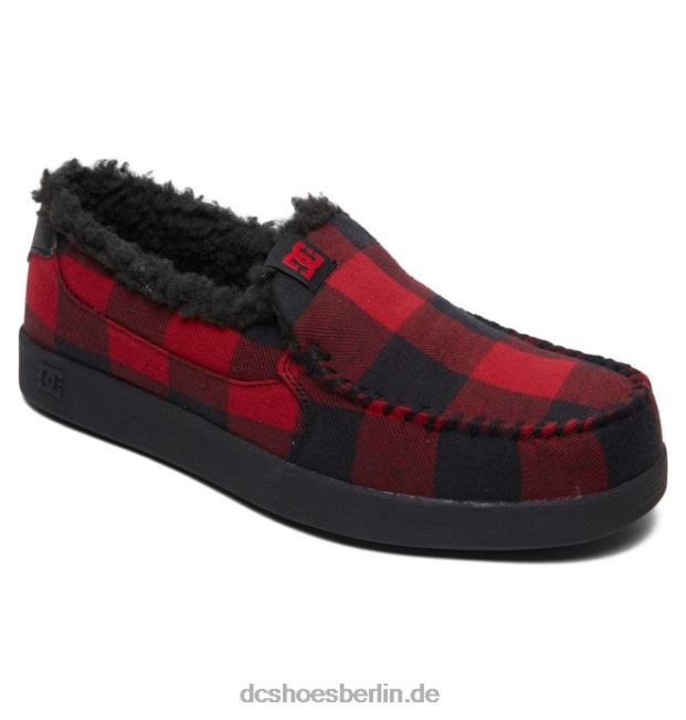 winterfeste Schlupfschuhe für Herren von BösewichtDC Shoes schwarzes Büffel-Plaid 486FT301