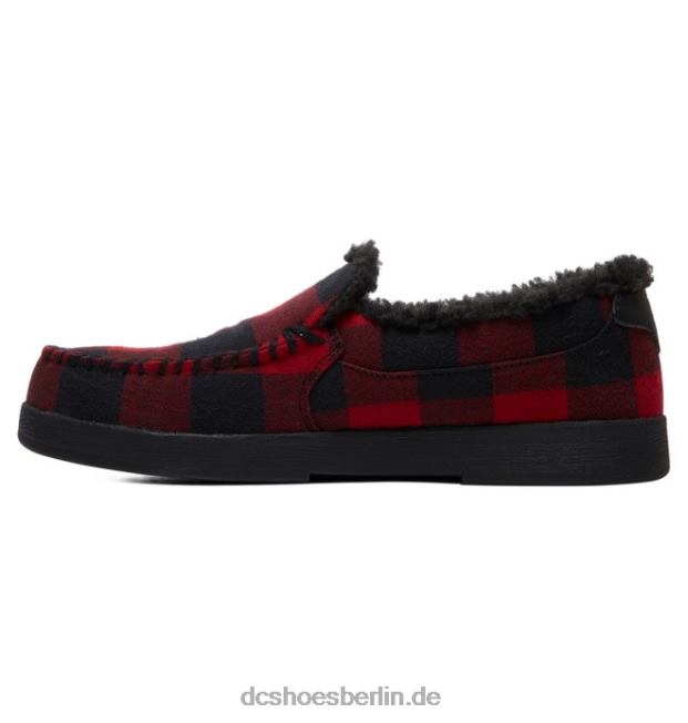 winterfeste Schlupfschuhe für Herren von BösewichtDC Shoes schwarzes Büffel-Plaid 486FT301