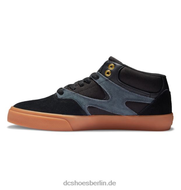 Kalis Vulc Mid-Top-Skateschuhe für HerrenDC Shoes schwarz/gummi 486FT177