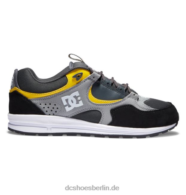 kalis lite skateschuhe für herrenDC Shoes schwarz/grau/gelb 486FT184