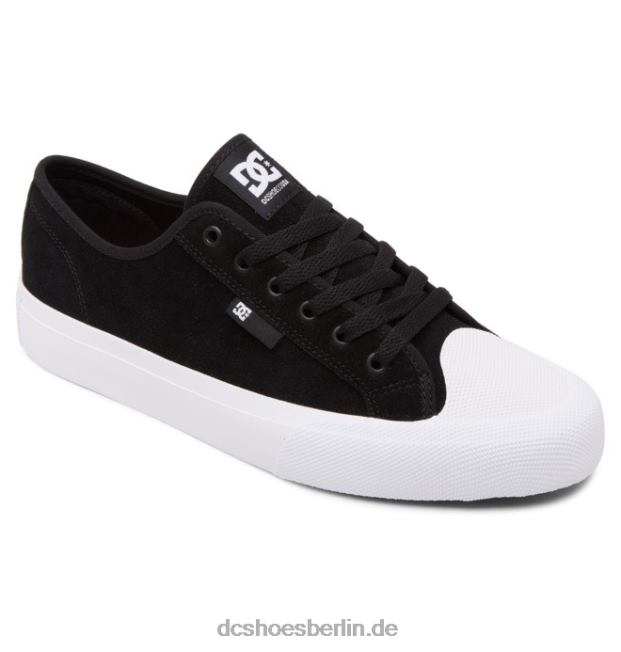 manuelle rt s wildleder skateschuhe für herrenDC Shoes Schwarz-Weiss 486FT190
