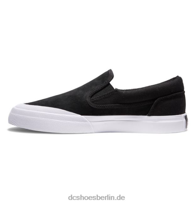 manuelle rt slip-on skateschuhe für herrenDC Shoes Schwarz-Weiss 486FT391