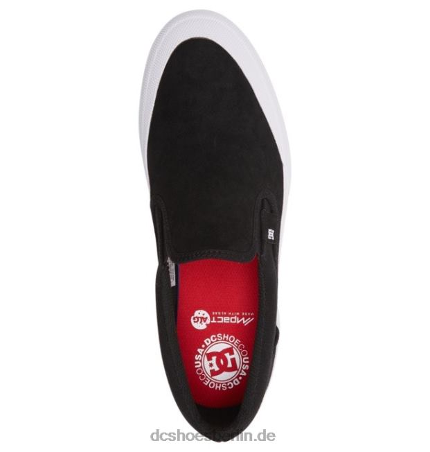 manuelle rt slip-on skateschuhe für herrenDC Shoes Schwarz-Weiss 486FT391