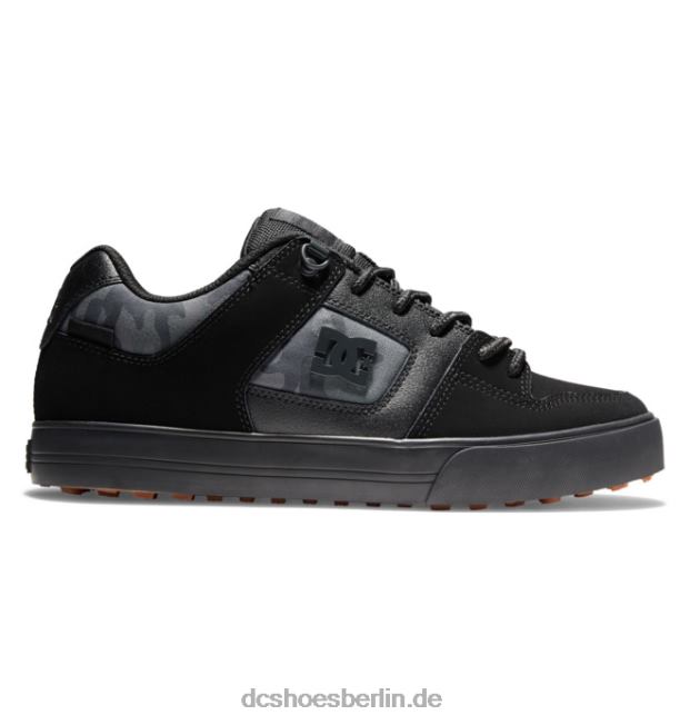 reine winterfeste Herren-SkateschuheDC Shoes Schwarz/Camouflage-Druck 486FT293