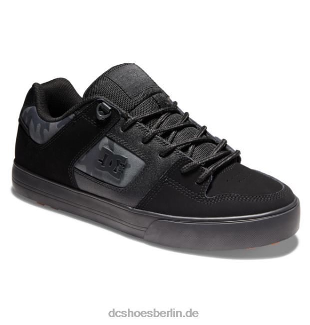 reine winterfeste Herren-SkateschuheDC Shoes Schwarz/Camouflage-Druck 486FT293