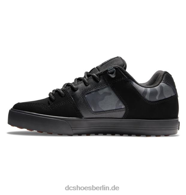 reine winterfeste Herren-SkateschuheDC Shoes Schwarz/Camouflage-Druck 486FT293
