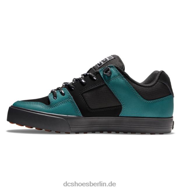 reine winterfeste Herren-SkateschuheDC Shoes Schwarz Grün 486FT289