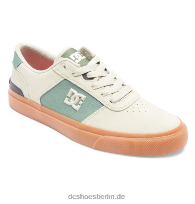 teknic s skateschuhe für herrenDC Shoes hellbraun/grün 486FT28