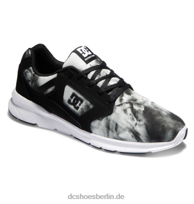 Leichte Skyline-Schuhe für HerrenDC Shoes schwarz/weiß verblassen 486FT22