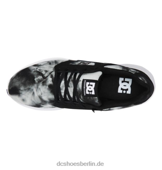 Leichte Skyline-Schuhe für HerrenDC Shoes schwarz/weiß verblassen 486FT22
