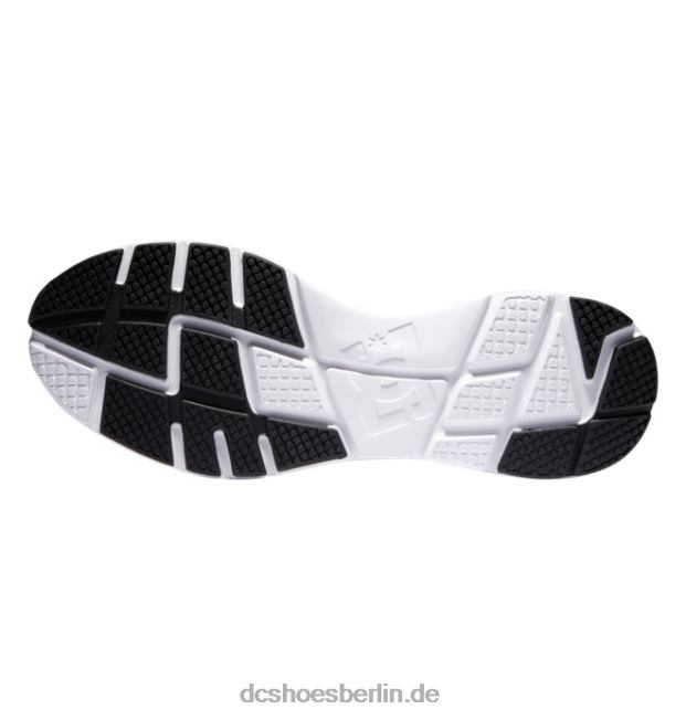 Leichte Skyline-Schuhe für HerrenDC Shoes schwarz/weiß verblassen 486FT22