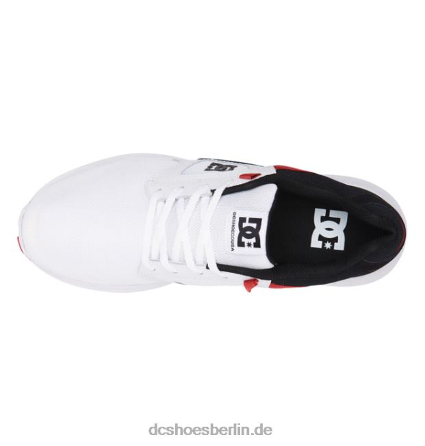 Leichte Skyline-Schuhe für HerrenDC Shoes weiß/schwarz/echtrot 486FT290