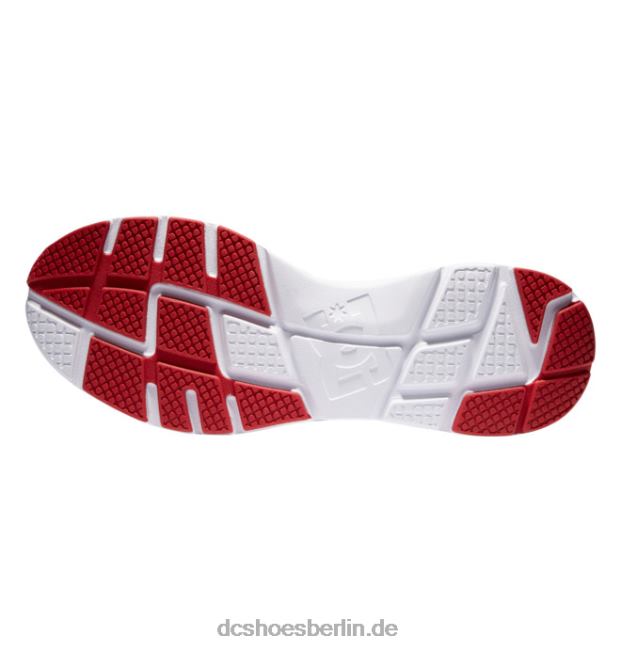 Leichte Skyline-Schuhe für HerrenDC Shoes weiß/schwarz/echtrot 486FT290