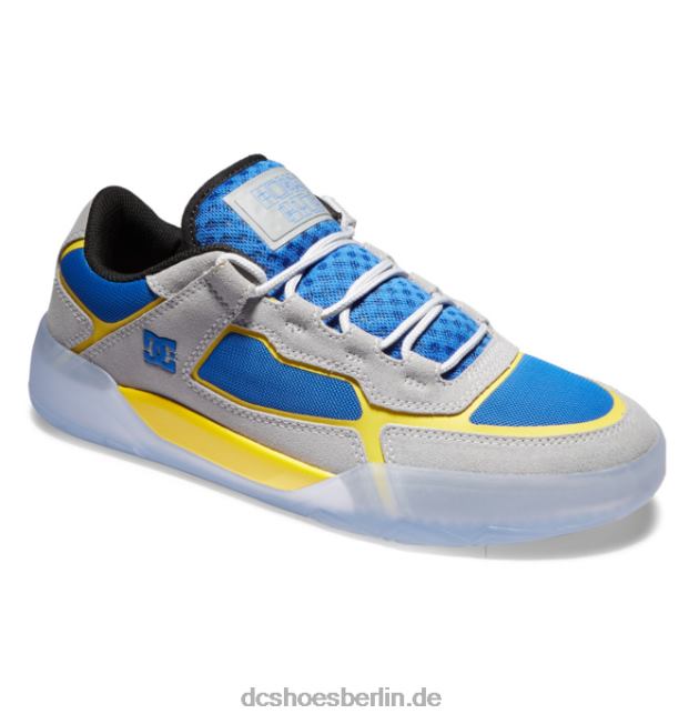 hongo x dc metrische schuhe für herrenDC Shoes grau/blau/gelb 486FT348