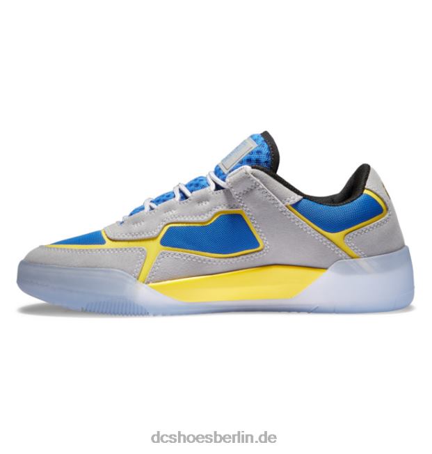 hongo x dc metrische schuhe für herrenDC Shoes grau/blau/gelb 486FT348