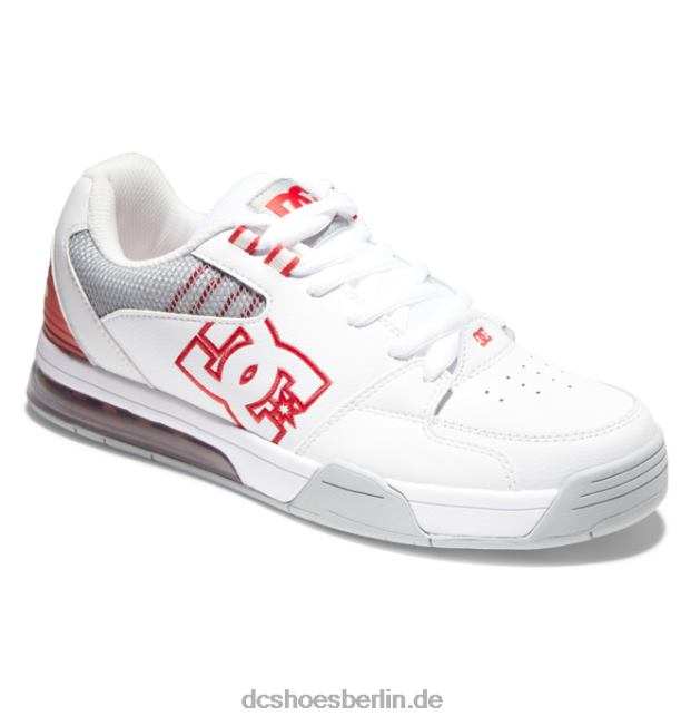vielseitige HerrenschuheDC Shoes weiß/grau/rot 486FT383
