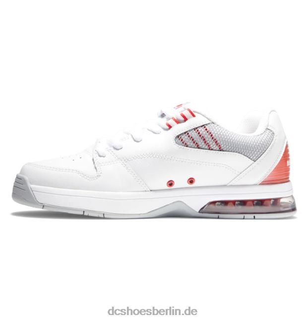 vielseitige HerrenschuheDC Shoes weiß/grau/rot 486FT383