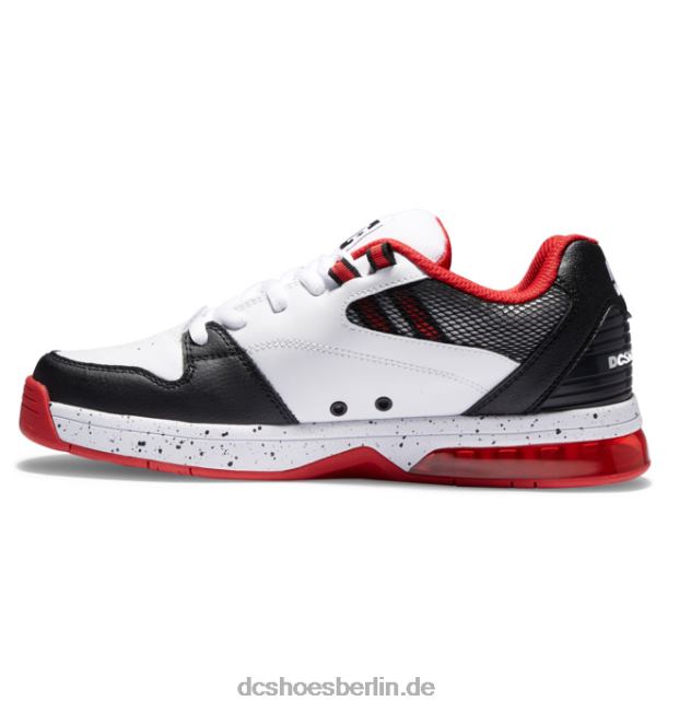 vielseitige HerrenschuheDC Shoes weiß/schwarz/athletisches rot 486FT142