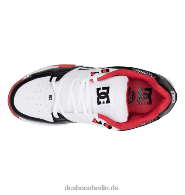 vielseitige HerrenschuheDC Shoes weiß/schwarz/athletisches rot 486FT142