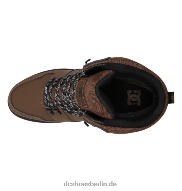 Herren-Winterstiefel mit perlenbesetzter SpitzeDC Shoes dunkle Schokolade 486FT230