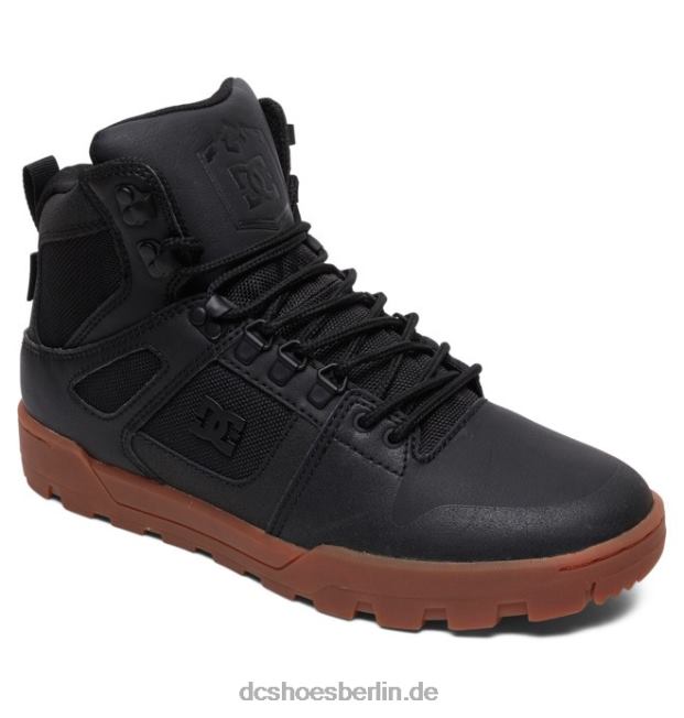 Pure Hi Wetterfeste Winterstiefel für HerrenDC Shoes schwarz/gummi 486FT228