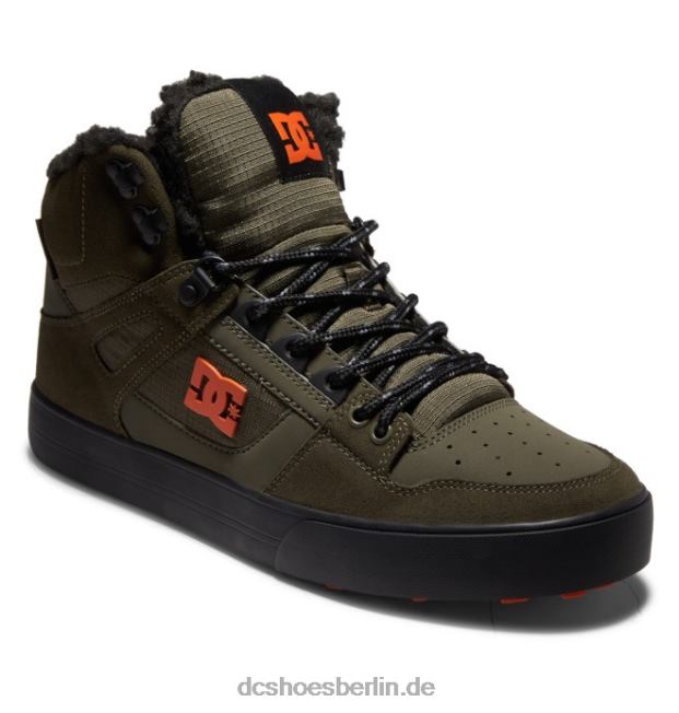 reine High-Top-Winterschuhe für HerrenDC Shoes stauboliv/orange 486FT303