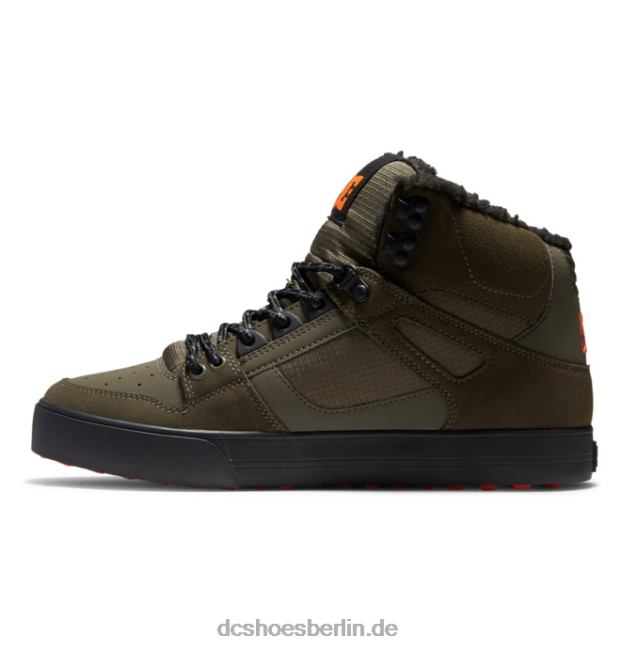 reine High-Top-Winterschuhe für HerrenDC Shoes stauboliv/orange 486FT303