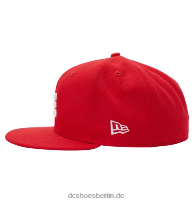Herren-Meisterschaftsmütze von New EraDC Shoes Rennen rot 486FT157